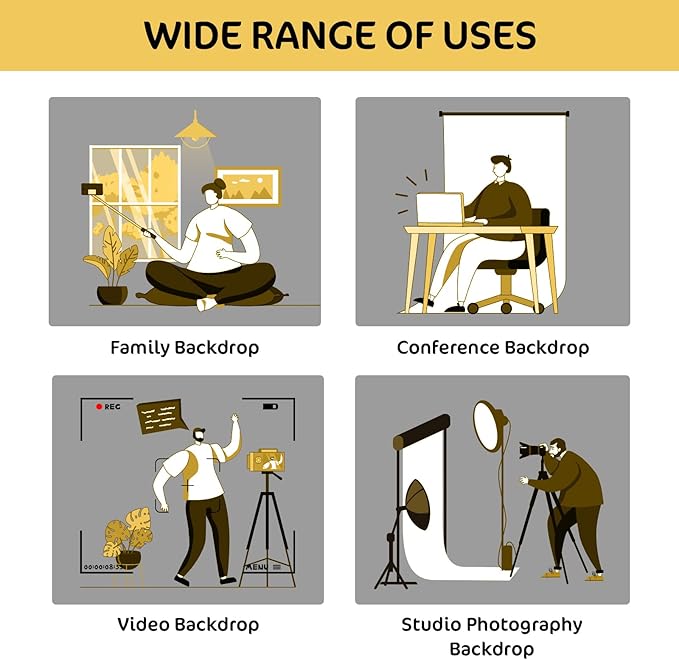 Kate 7x5ft/2.2m(W) x1.5m(H) Khaki Backdrops Retro Solid Nude Background Photography Props Studio Digital Printed Backdrop