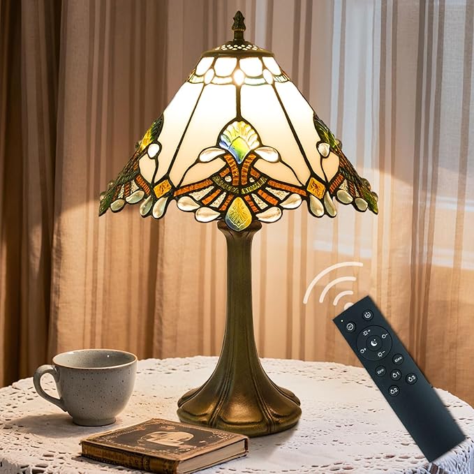 Tiffany Style Table Lamp, Small Stained Glass Lamp