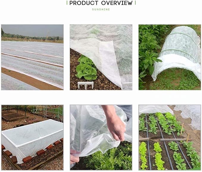 Agfabric Plant Covers Freeze Protection Floating Row Cover and Plant Blanket,0.55oz 7'x25' for Frost Protection and Terrible Weather Resistant,White
