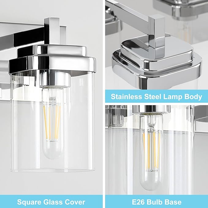 Vanity Light Fixture, 5-Light Vanity Light