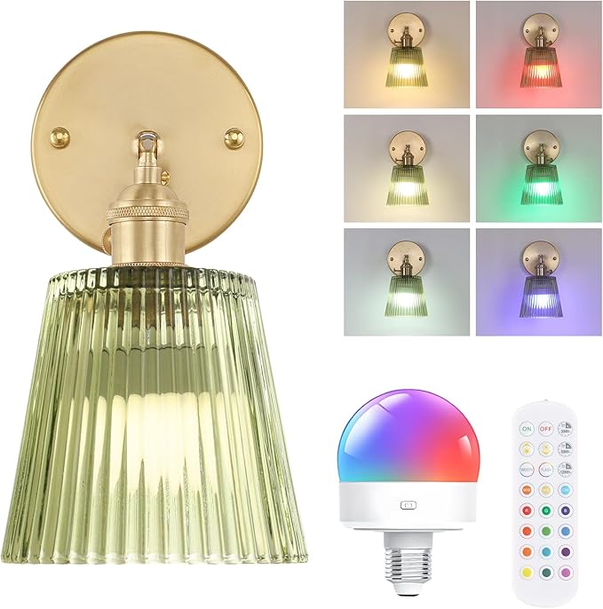 Vintage Battery Operated Wall Sconce