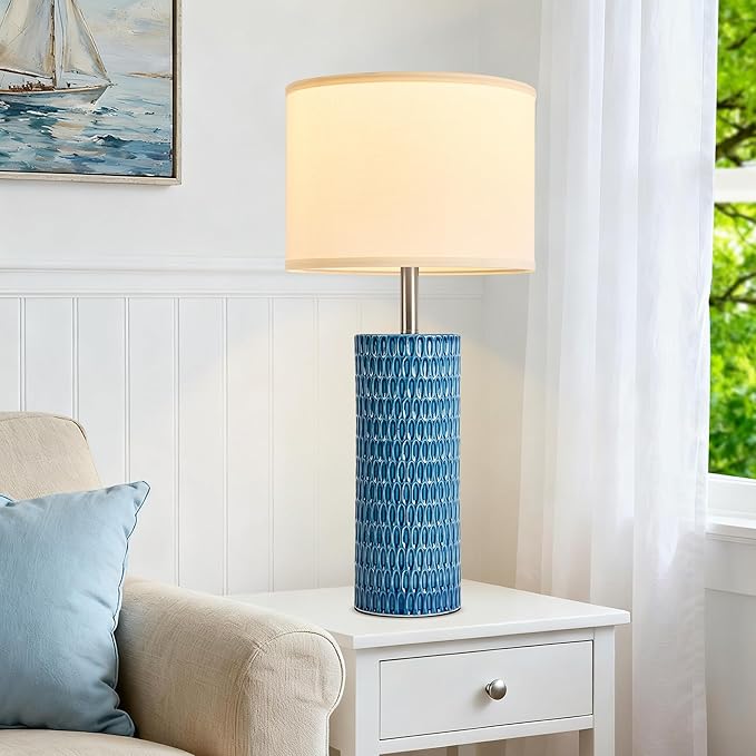 26.5" Ceramic Table Lamp, Table Lamp