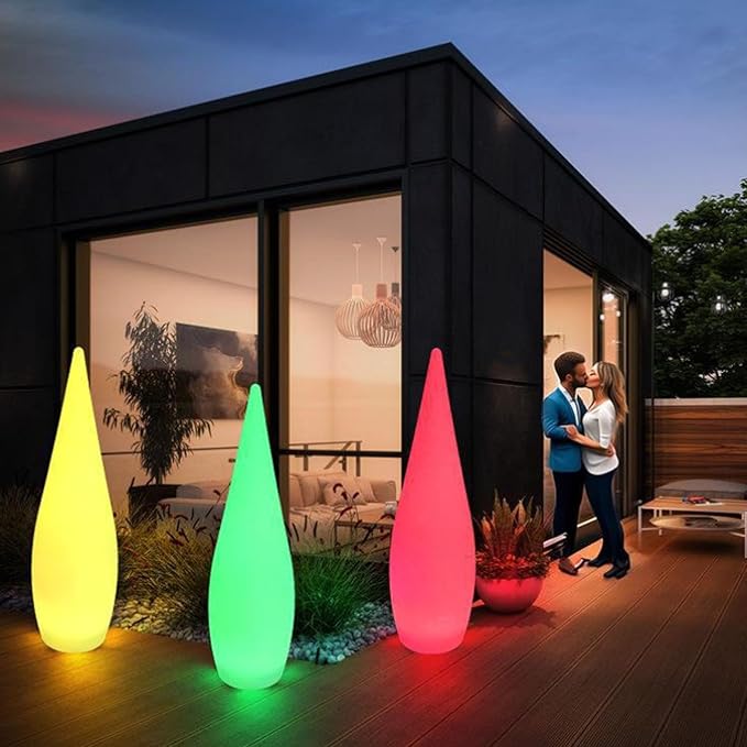 Outdoor Water Drop Lights, Waterproof Lawn Light, Courtyard Garden Terrace