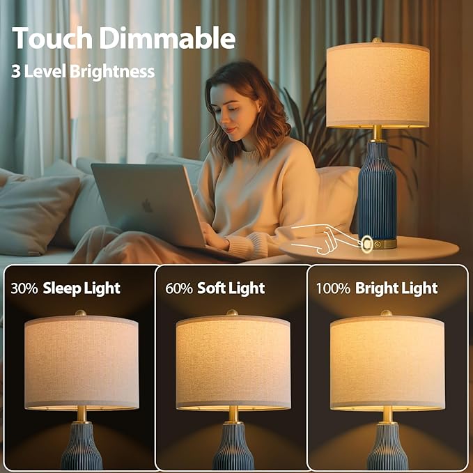 24.5" Modern 3-Way Dimmable Touch Control