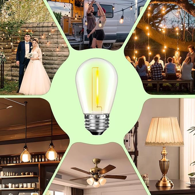 LED S14 Replacement Light Bulbs