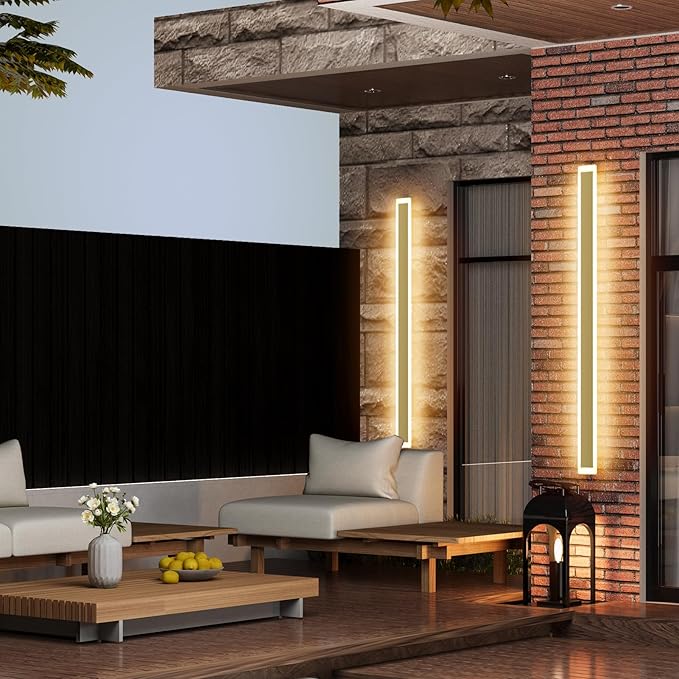 Aipsun Porch Wall Lights 59inch Long Strip Modern Outdoor Wall Light Fixture