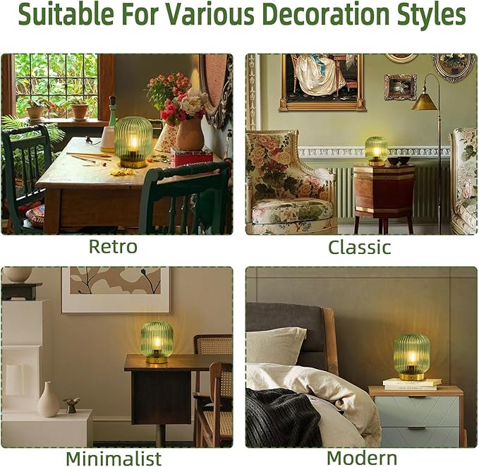 MJ PREMIER Rechargeable Table Lamp, Small Cordless LED Lamp