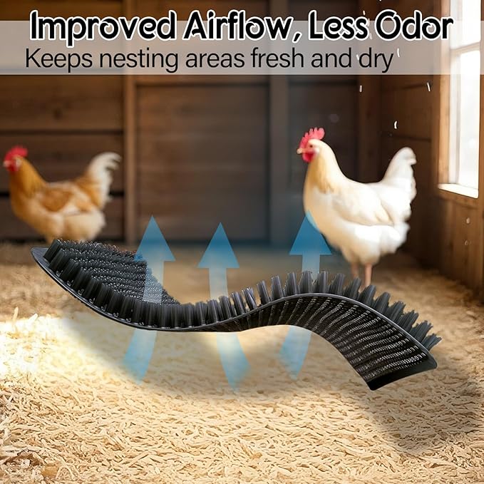 Washable Nesting Pads for Chicken Coop, Chicken Nesting Boxes for Laying Eggs, Laying Pads for Hens, Reusable Nest Mats, Darkgrey 4 Count