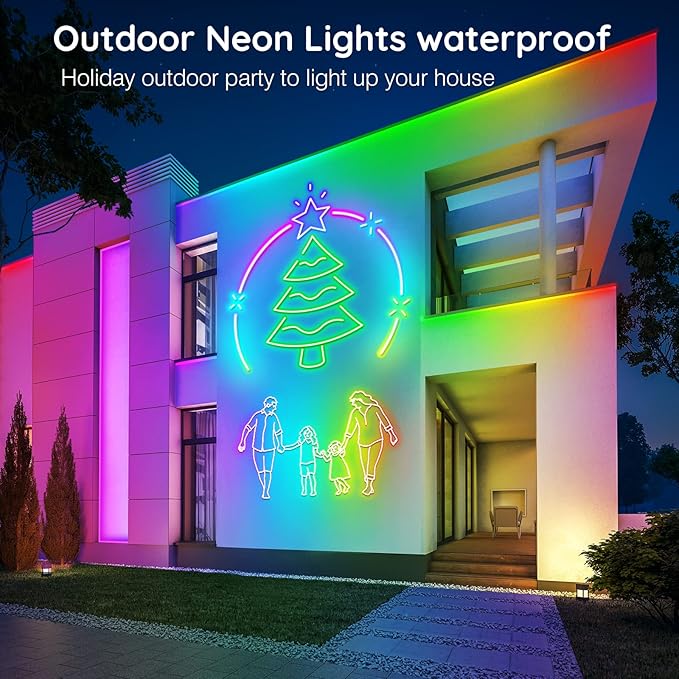 AILBTON 50FT Led Neon Rope Lights Control