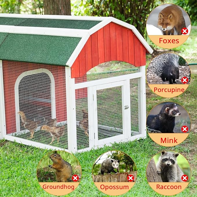 JKGHK Black Chicken Wire Netting, Poultry Hardware Cloth, Home Welded Wire Fence Roll, Metal Chicken Wire Fencing, Heavy Duty Poultry Netting Cage Fence(1.2mx30m(47inx98ft))
