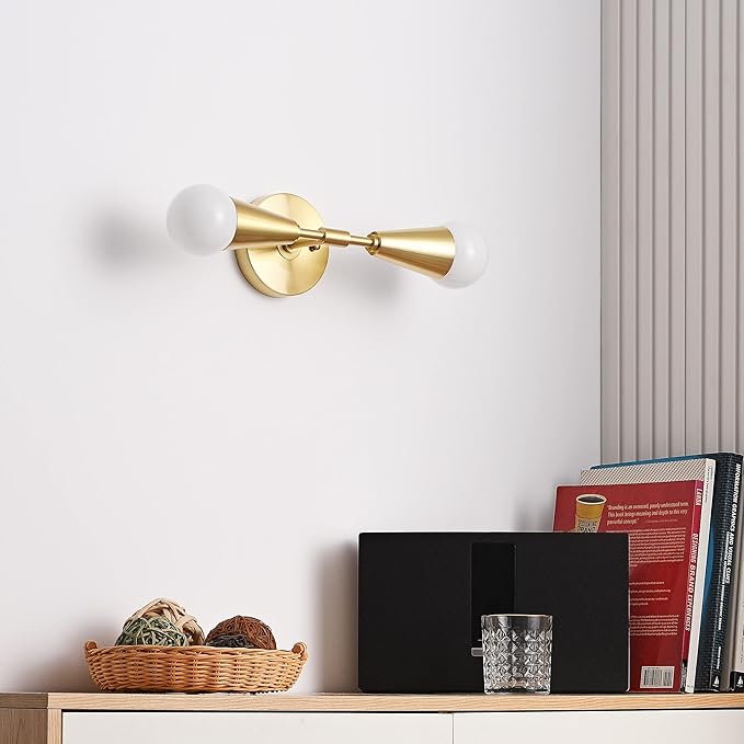 BRIGHTTIA Vicky 2 Light Cone Socket Wall Sconce