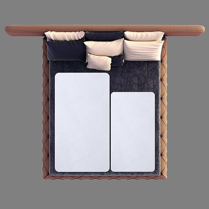 Waterproof Crib Mattress Protector Pad, 34" x 54", Washable, Reusable Flannel Protector Pad for Baby, Toddler, Elders and Pets, 1 Pack