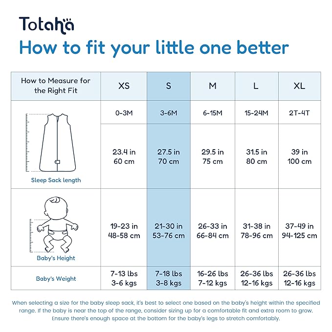TotAha Sleep Sack 0-6 Months 3-Pack,Stretchy,Buttery Soft Swaddle Transition Sleeping Bag,Light Baby Wearable Blanket with 2-Way Safe Zippers for Boys and Girls, 0.5 TOG