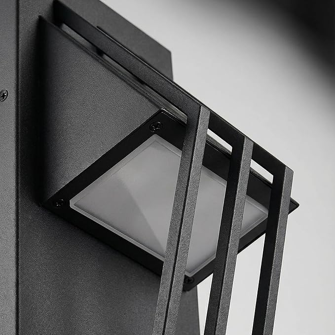 Hyunbae Outdoor Wall Sconce, 17.7inch Modern Exterior Lighting Fixture
