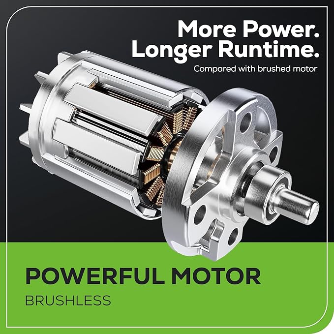 Greenworks 24V 13" Brushless (Push) Cordless Lawn Mower, 4.0Ah Battery and Charger