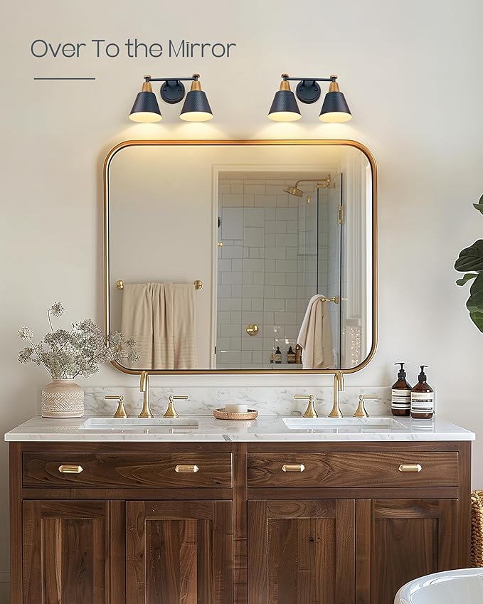 FEMILA 2-Light Bathroom Light Fixtures, Modern Bathroom Vanity Light