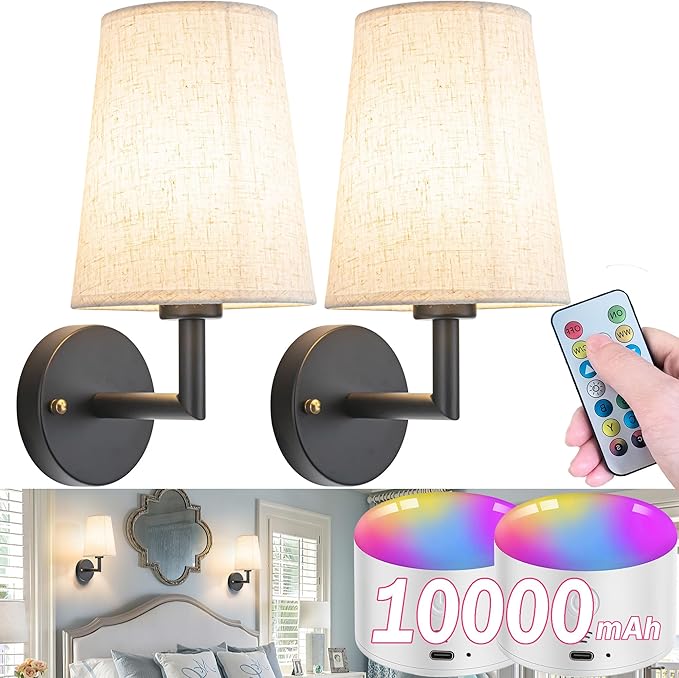 Wall Sconce Battery Operated Wall Light Fixure