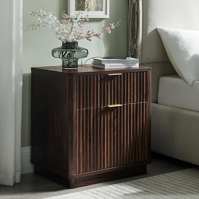 T4TREAM 23'' Fluted Nightstand
