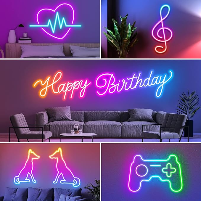 AILBTON 50FT Led Neon Rope Lights Control
