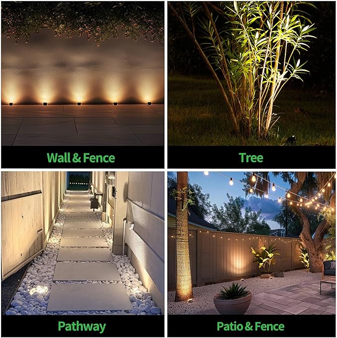 Low Voltage Well Lights LED, 12V in-Grade Landscape Lights, Outdoor IP67