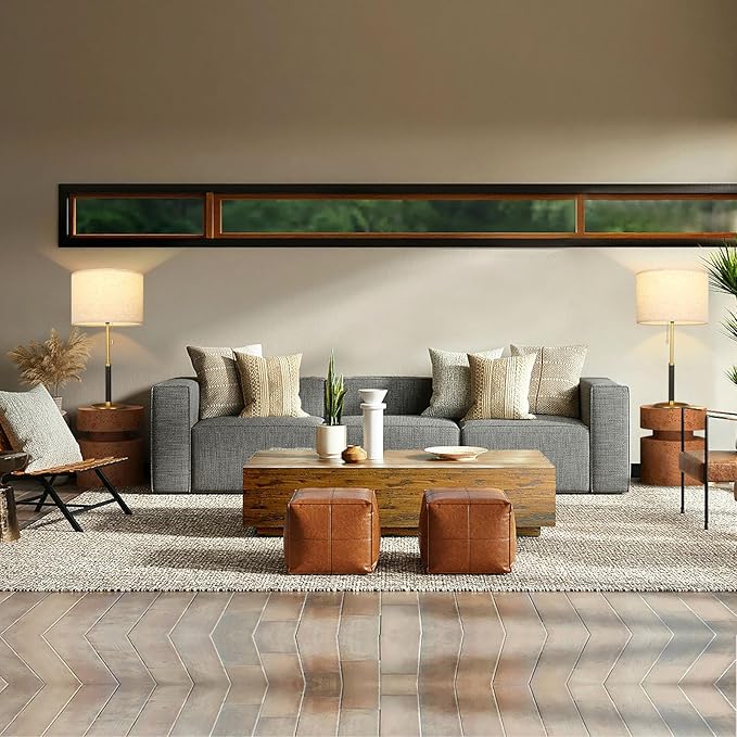 26.4" Set of 2 Modern Living Room Table Lamp