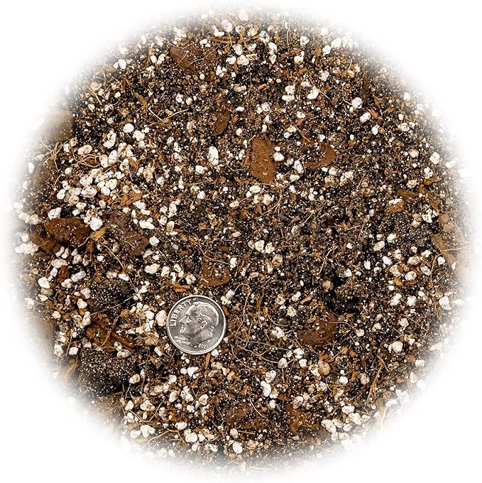 Premium Aroid Potting Mix - Soil Free Blend for Aroids - Growing Medium for House Plants by Gardenera - (2 Quart Bag)