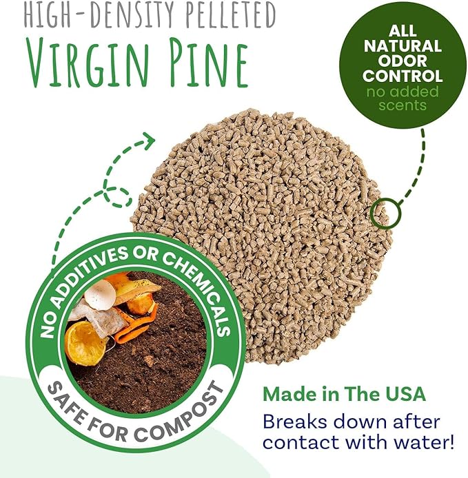 Small Pet Select Pine Pellet Bedding 20lb, Litter Pellets for Rabbit, Guinea Pig, Hamster, Bunny and Other Small Animals, Made in USA, 20lb