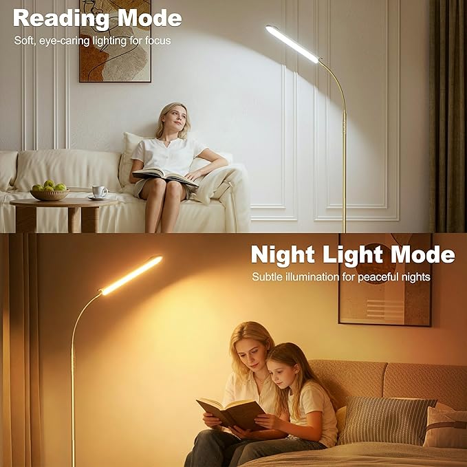 Dimmable LED Floor Lamp, Super Bright Reading Lamps Floor Standing lamp