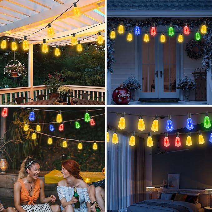 Auroraworld 60FT Outdoor String Lights