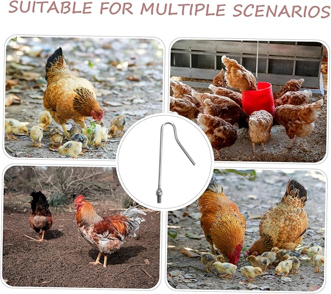 Happyyami Chicken Catching Net Chicken Catcher Hook Catcher Sturdy Animal-Friendly for Farms