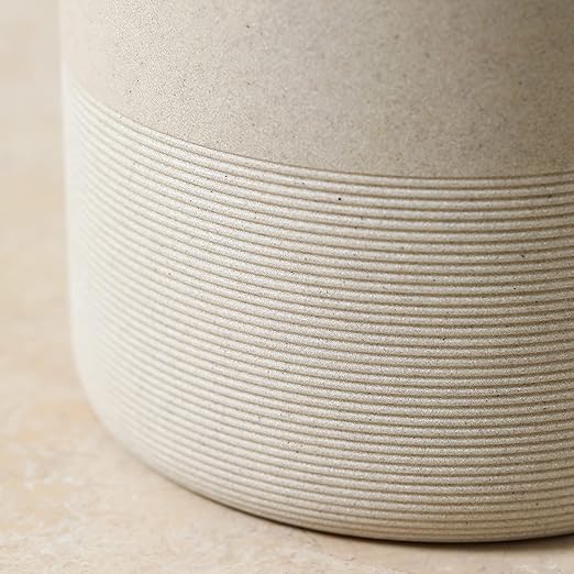 Hight Quality Polyresin Wastebasket, Garbage Receptacle Bin for Bathrooms, Powder Rooms, Kitchens, Home Offices