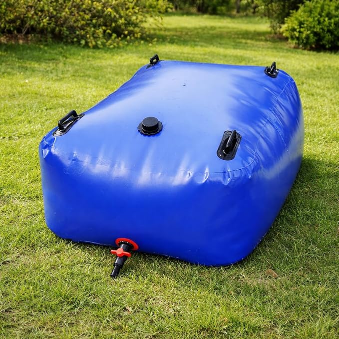 Large Capacity Water Bladder Tank 2500/2000/1500/1300/1000 Gallon, Portable Water Storage Bag with Faucet, Heavy Duty Drought-Resistant Container for Farm Irrigation & EME 3x1.5x0.9m/4000L/1053gallon