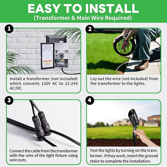 Landscape Spotlights Low Voltage