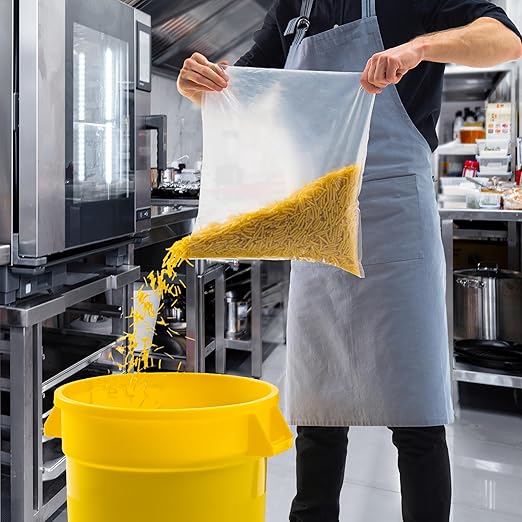 20 Gallon Trash Can With Lid Round Ingredient Storage Containers Recycling Bin Kitchen Garbage Can Office Garbage Can Trash Barrel Plastic Barrel Yard Waste Bin Outdoor Trashcan (2, Yellow)