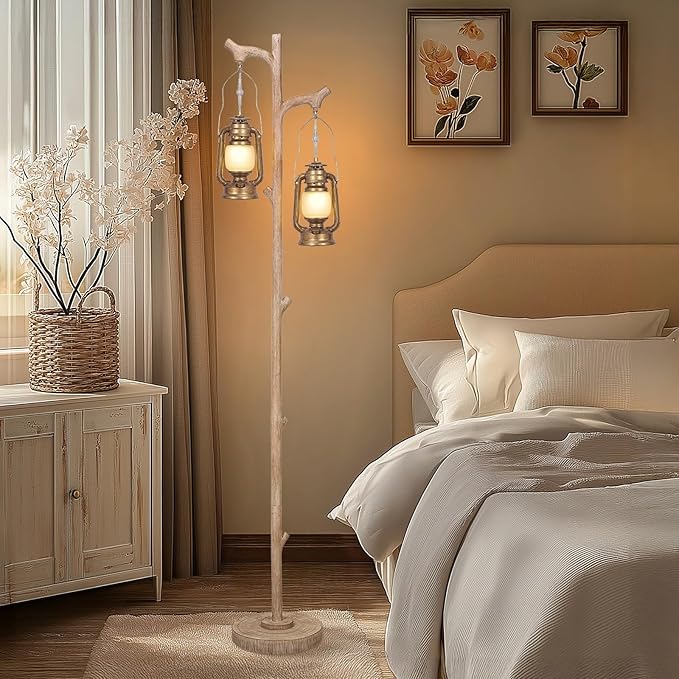 Scenekoy Vintage 68” Tall Floor Lamp