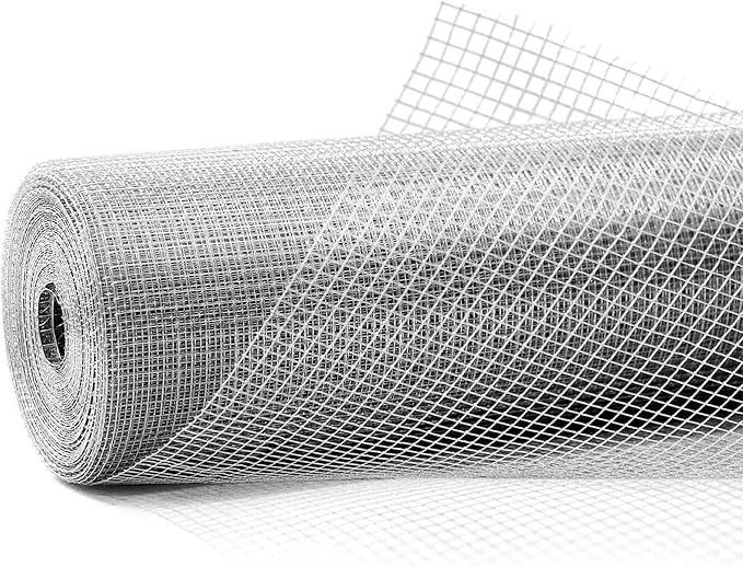 Fencer Wire 23 Gauge Galvanized Hardware Cloth with Mesh Size 1/4" x 1/4" (6 ft. x 50 ft.)