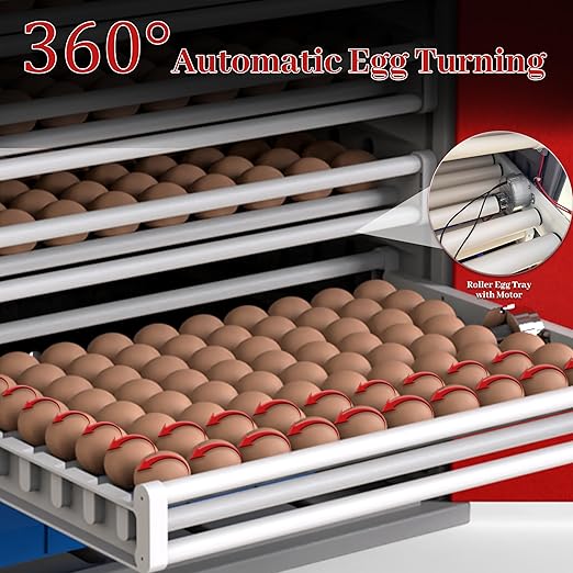 1000 Egg Cabinet Incubator, Automatic Digital Poultry Hatcher with Temperature & Humidity Control – Commercial Large Capacity Egg Turning System for Chicken, Duck, Quail Eggs