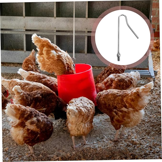 Happyyami Chicken Catching Net Chicken Catcher Hook Catcher Sturdy Animal-Friendly for Farms