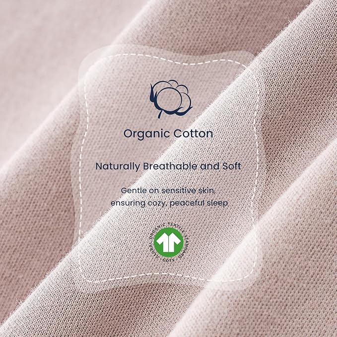 kaiya baby Unisex Sleeping Bag for Babies and Toddlers 1.0 Tog Sleep Sack 18-36 Months, Baby Sleep Sack, Newborn Sleep Sack, Wearable Blanket Baby, One Piece with Sleeves, Gifts for Baby, Pink