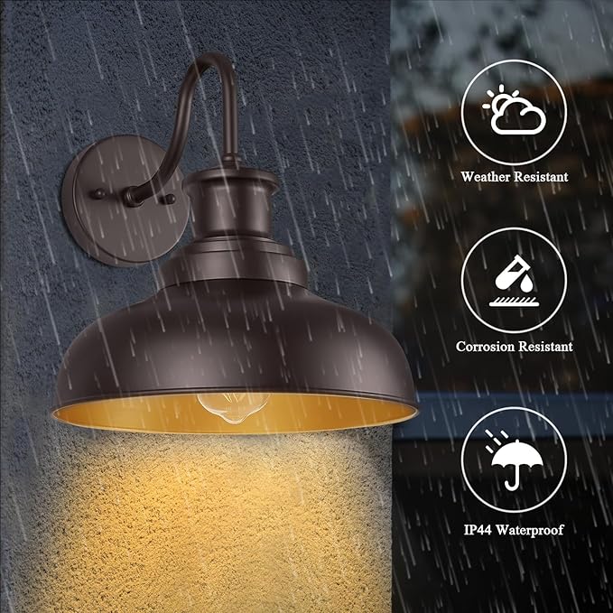 Outdoor Barn Lights Outdoor Wall Sconces Farmhouse Exterior Wall Mount Light