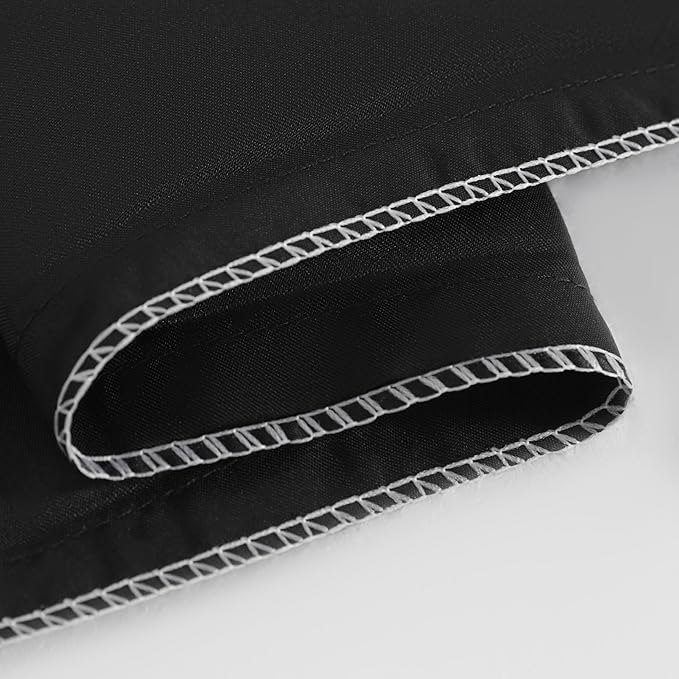 NTBAY Zippered Silk Satin Toddler Pillowcases - 2 Pack Hidden Zipper 13x18 Pillowcases - Luxury and Silky Baby Travel Pillow Covers, Black