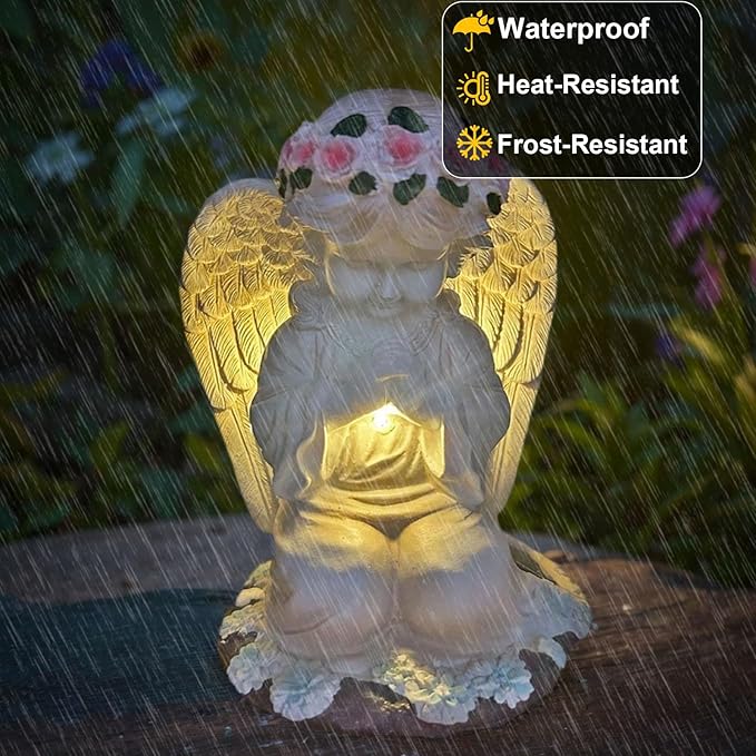YODY Solar Garden Statues Outdoor Decor- Yard Decorations