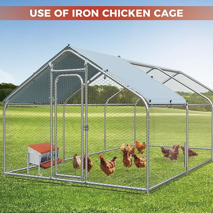 3-Hole Chicken Nesting Box, Roll Away Nest with Removable Tray, Easy Egg Collection & Cleaning, Wall-Mount Nesting Boxes for Hens, Chicken Coop - Orange