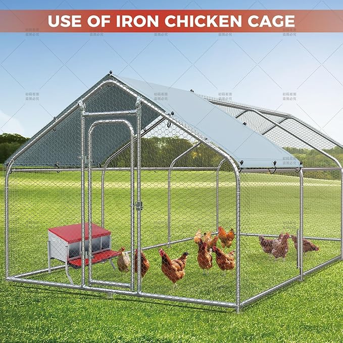 Garvee Chicken Nesting Boxes, 4 Hole Roll-Away Nesting Boxes for Chickens Coop with Perch, Hens, Ducks & Other Poultry,Egg Laying Box with Lid Cover to Protect Eggs,Easy to Assemble