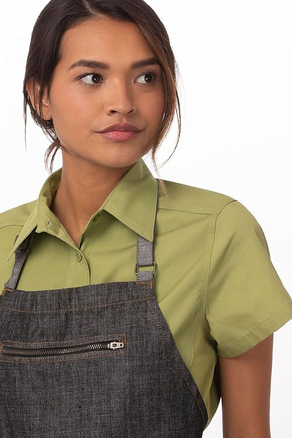 Chef Works Unisex Manhattan Bib Apron