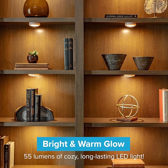 Brilliant Evolution Wireless LED Puck Light 3 Pack