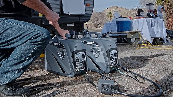 Pulsar 2,300W Portable Gas-Powered Quiet Inverter Generator With USB Outlet & Parallel Capability, Carb Compliant, G2319N